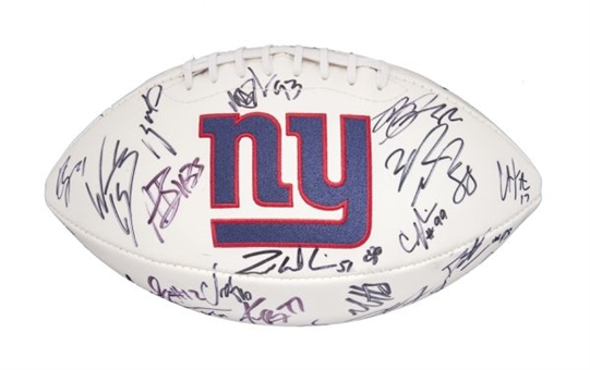 2011 Team Signed Superbowl Champions New York Giants Football Signed by (27)